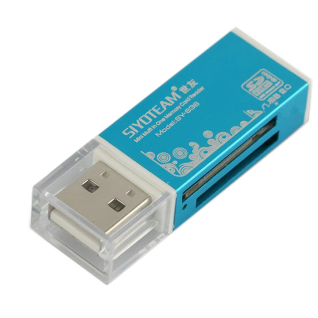 Centechia все в одном кард-ридер мульти для SD SDHC MMC RS MMC TF Micro SD MS случайный цвет