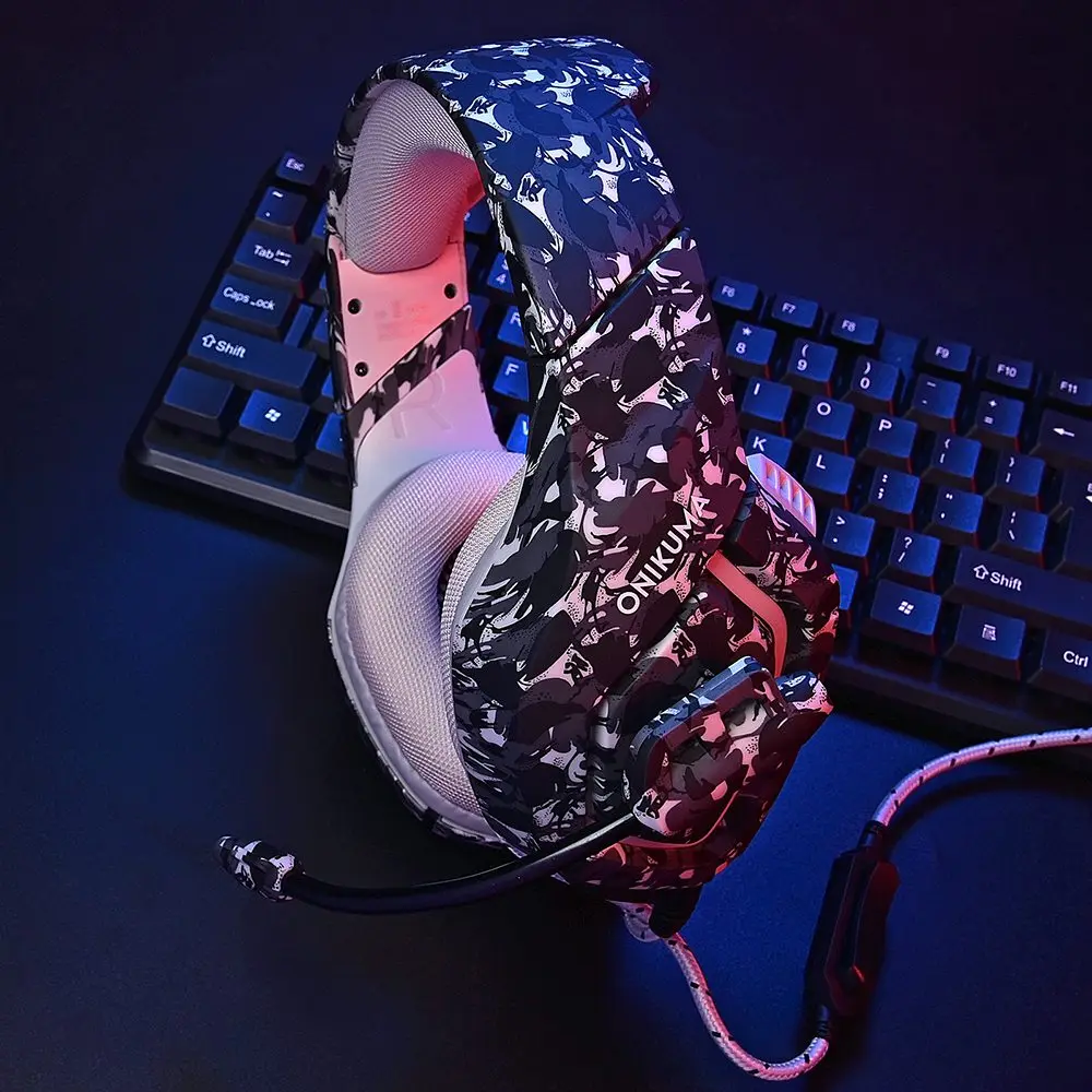 K1 PS4 игровая гарнитура Стерео Игровые наушники проводные лучший шлем с