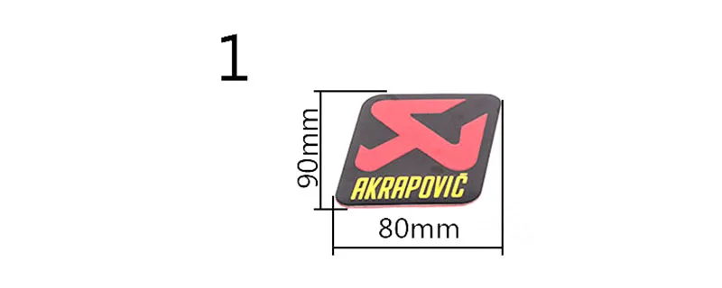 Армейский зеленый TKOSM Мотоцикл 3D Akrapovic выхлопной скутер труба глушителя стикеры аксессуары AR Tubo Escape Moto протектор Mivv Yoshimura - Цвет: Армейский зеленый