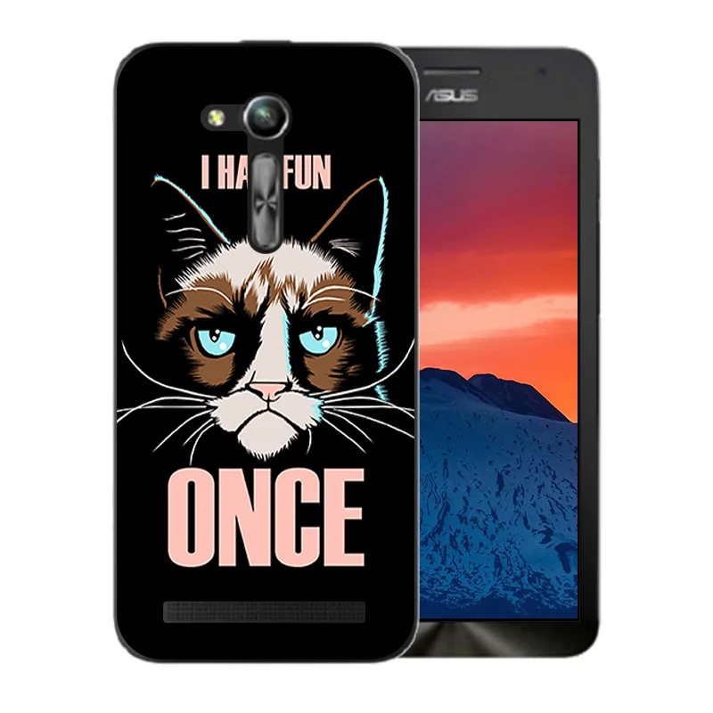 Чехол для Asus ZB450KL Чехлы гримаса шаблон Zenfone GO 2nd Gen ZB452KG ASUS_X014D 4 5 дюймов |