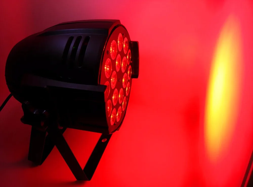 LED PAR 18x12 Вт RGBW 4in1 Quad DJ Spotlight Бесплатная доставка 2 шт./лот|18x12w led|lot lotlot led |
