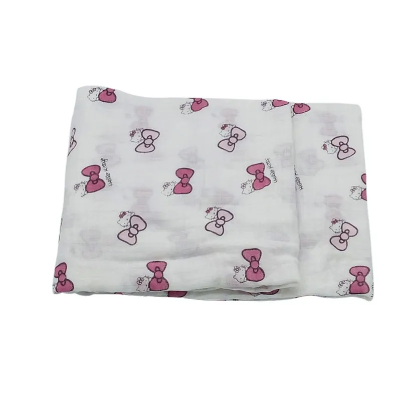 Newborn Infant Cotton Swaddle Towel Random Delivery Muslin Baby Swaddling Blanket 120x120cm | Мать и ребенок