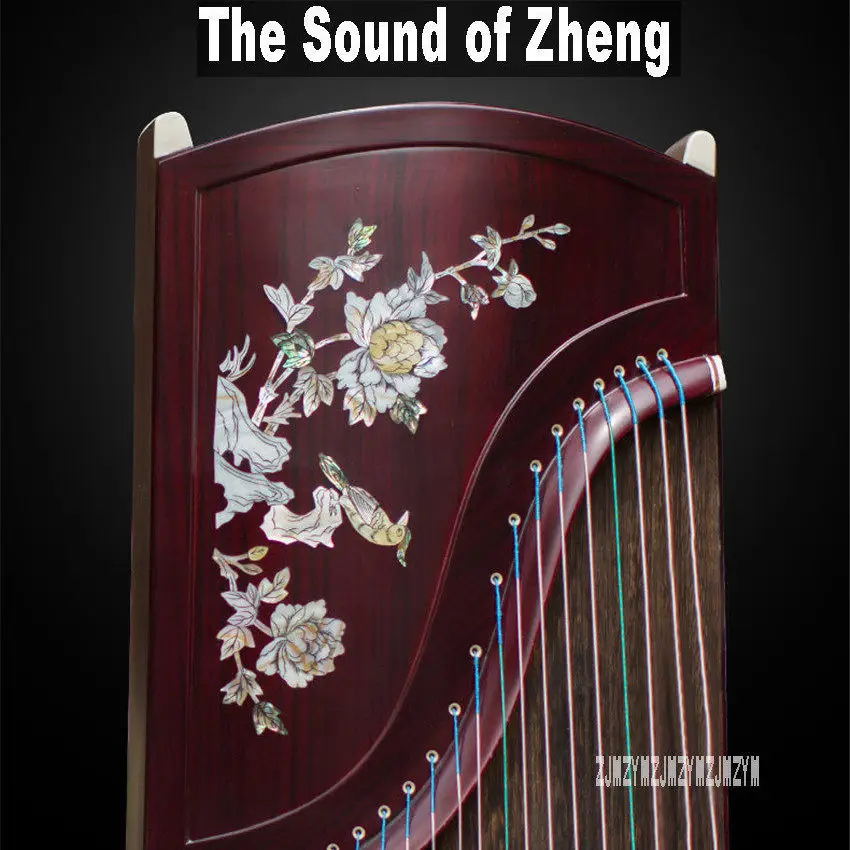 Guzheng Инструмент из цельного дерева ручная резьба профессиональная производительность guzheng с полным набором роскошных аксессуаров XSb001
