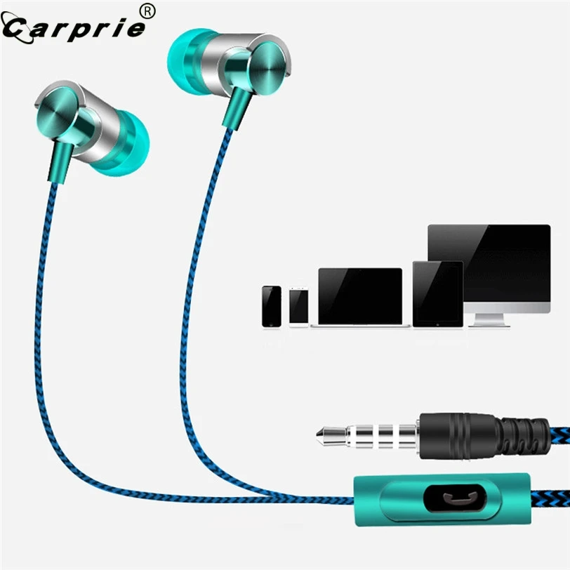 CARPRIE Earphones Universal 3.5mm In-Ear Stereo Earbuds Earphone With Mic For Samsung for xiaomi iphone Cell Phone 90508 | Электроника