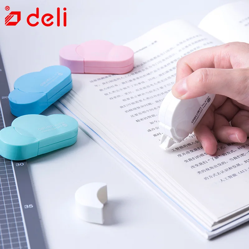 Deli 10 м/20 м коррекционная лента для студенческой ленты ролик для креативной коррекции ролик школьные принадлежности канцелярские коррекционные ролики