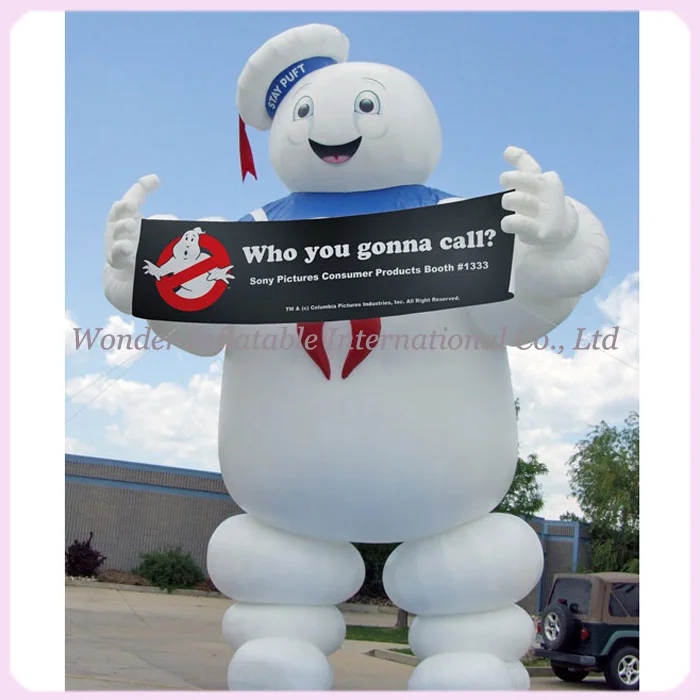 

Custom outdoor advertising giant inflatable Stay Puft Marshmallow Man