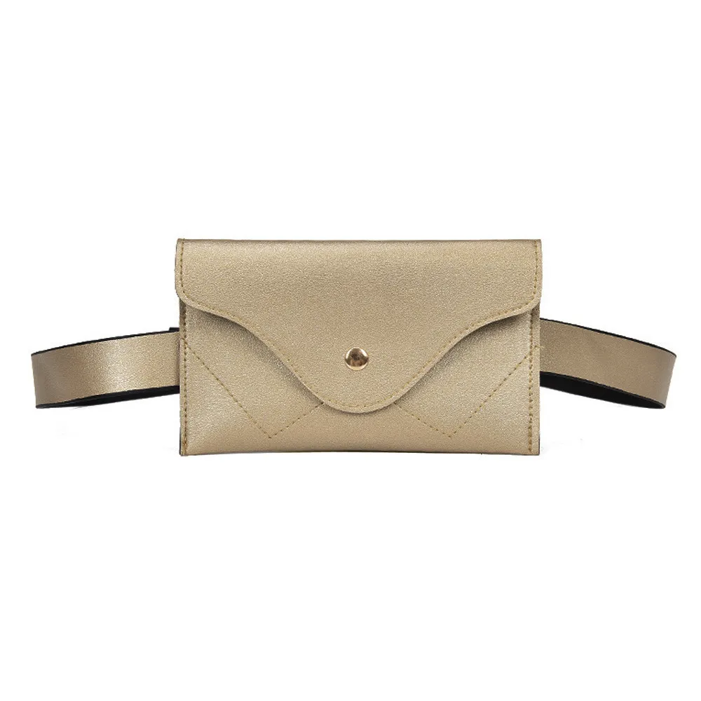 Сумка для мужчин поясная сумка женщин модная однотонная с кожаным ремешком 2018 |