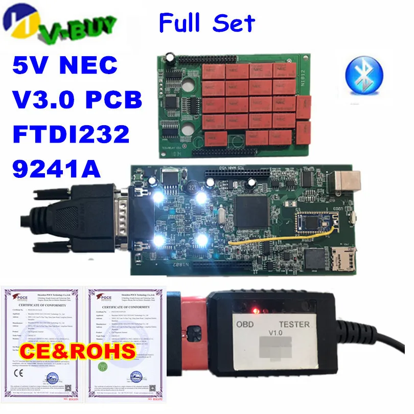 Новейший OBDIICAT TCS PRO Без Bluetooth OBDII 2016 00 красный NEC Реле 5 В Автомобильные