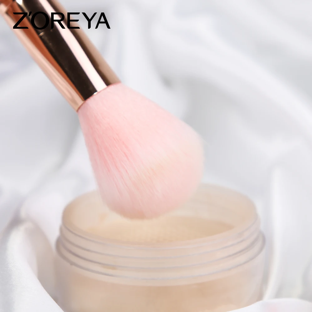 ZOREYA набор кистей для макияжа 10/12 шт. кисти для макияжа с алмазной ручкой кисть для пудры, основы и тонального крема тени для век веерообразных кисти