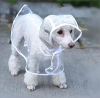 pet products dog raincoat clothes coat transparent dog rain slicker waterproof dogs jumpsuit clothing for dogs xs s m l xl size