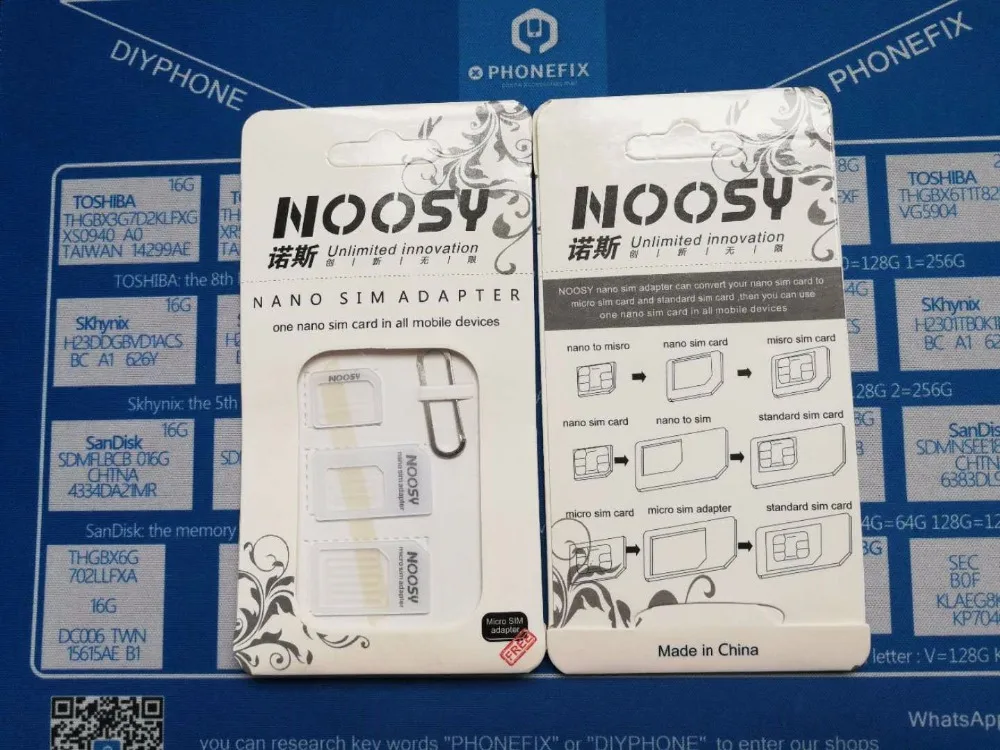 PHONEFIX 4 в 1 двойной нано сим-карта адаптер микро сим-карты для Iphone 5 6 6 S 7 8 X samsung Nano для микро-карты