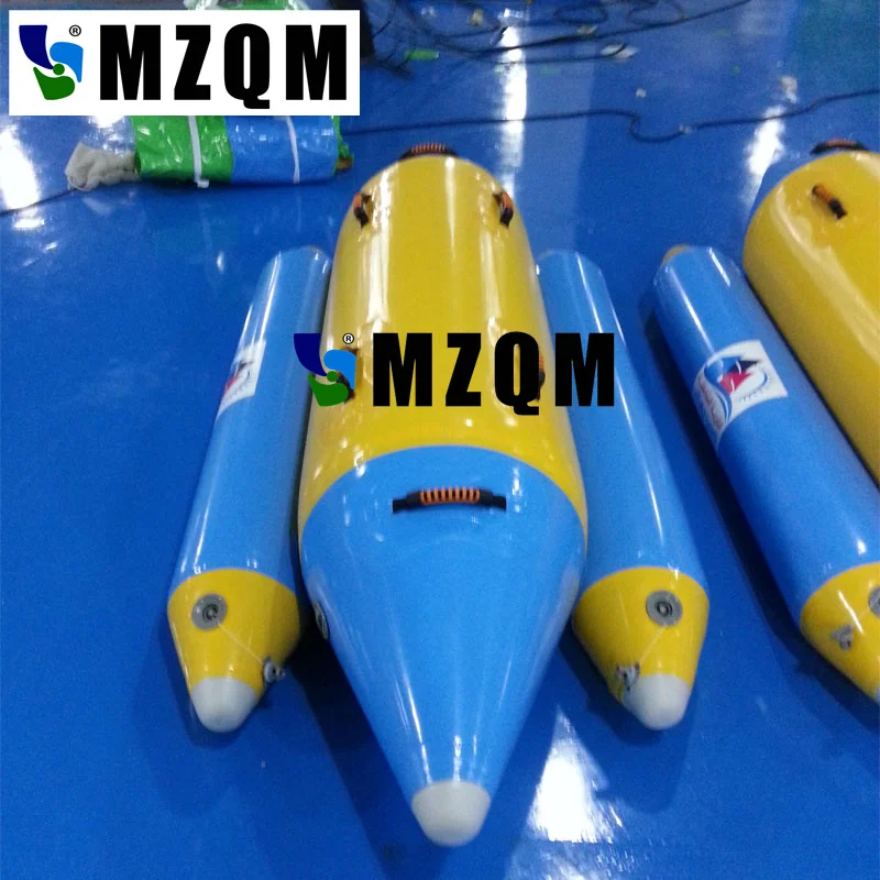 Надувная Банановая лодка MZQM 2 человека играющая на пляже для серфинга верховой