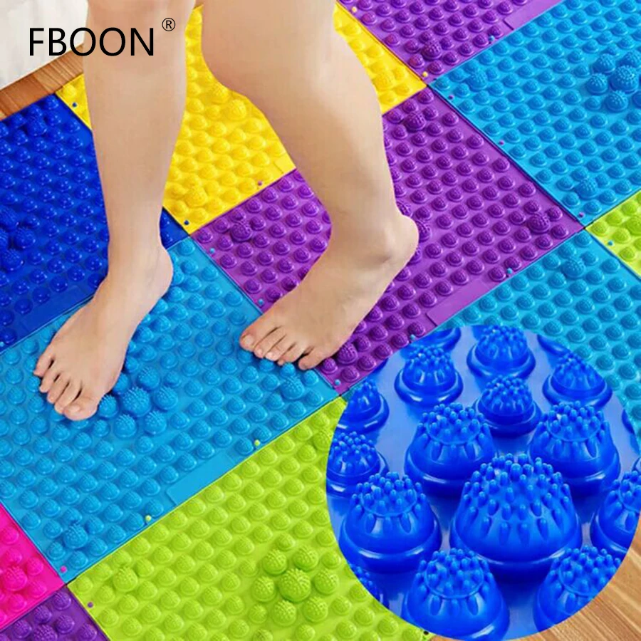 Fboon упражнения коврик рефлекторный Массажный тренажерный зал для ног Давление