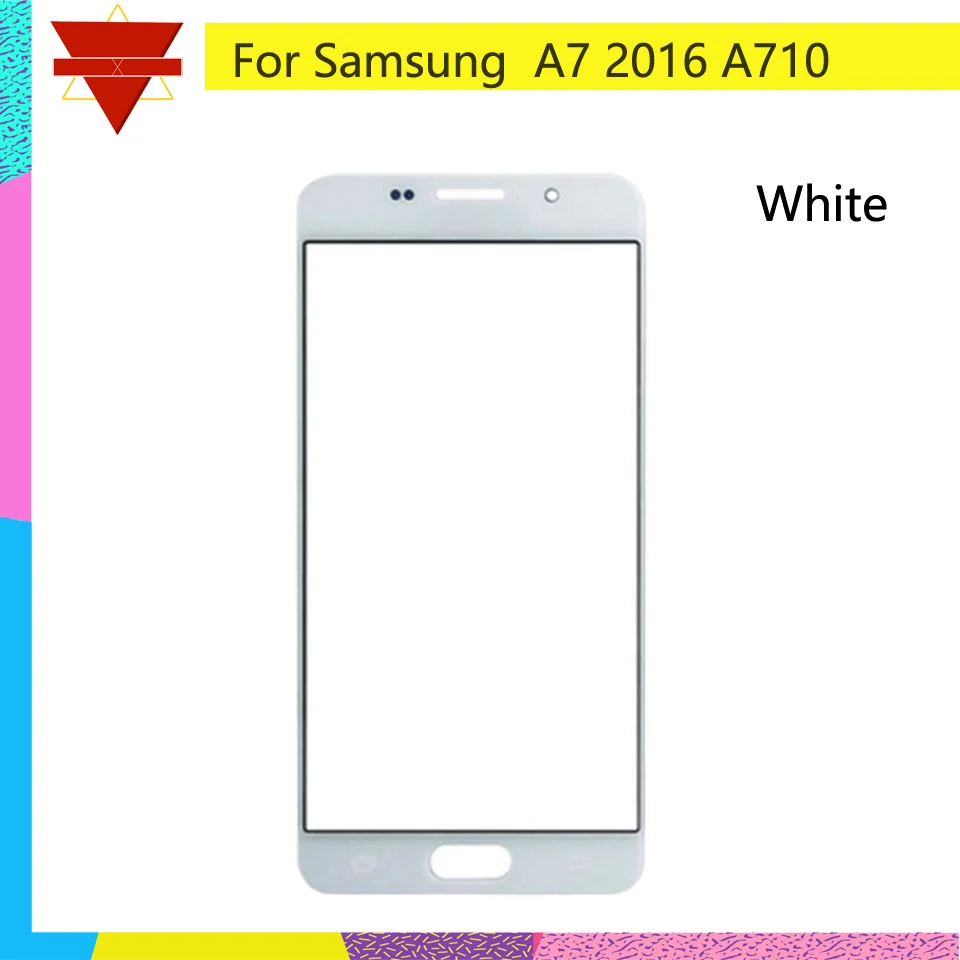 A710 внешний стеклянный сенсорный экран для Samsung Galaxy A7 2016 A710F A710M A710H lcd Передний