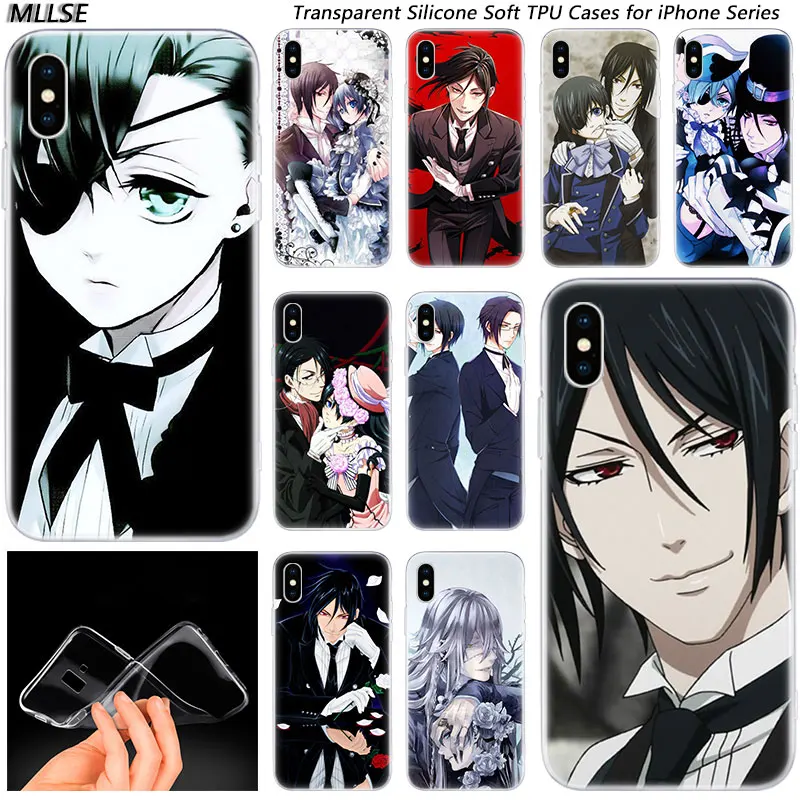 Модный силиконовый чехол Butler Ciel Phantomh для Apple IPhone 11 Pro XS Max X XR 7 8 6 6s Plus 5S SE TPU|Бамперы| |