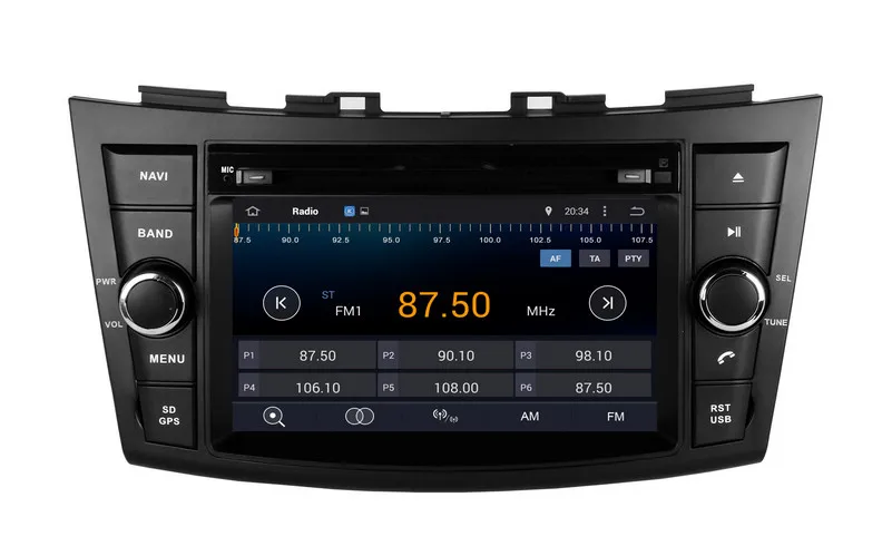 Android 8 0 автомобильный DVD плеер для Suzuki Swift 2011 2012 2013 с GPS навигацией Радио BT USB WIFI