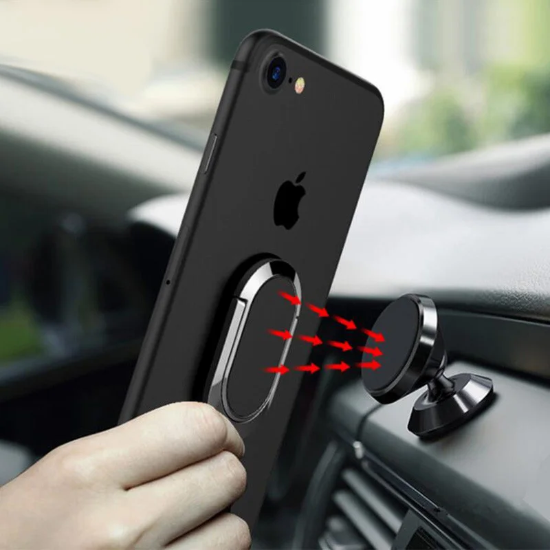 Автомобильный Магнитный держатель на приборную панель магнитный для мобильного