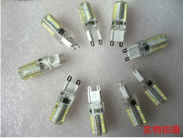 10 шт. G9 светодиодный прожектор SMD3014 6 Вт 7 Вт 9 Вт 220 В Замена 30 Вт галогенная лампа 360 Угол луча СВЕТОДИОДНЫЙ фонарь гарантия