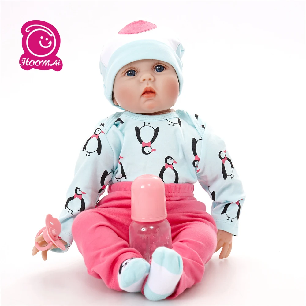 22&quot doll reborn toys for boys girls gift cloth body babies bebe real alive bonecas brinquedo | Игрушки и хобби