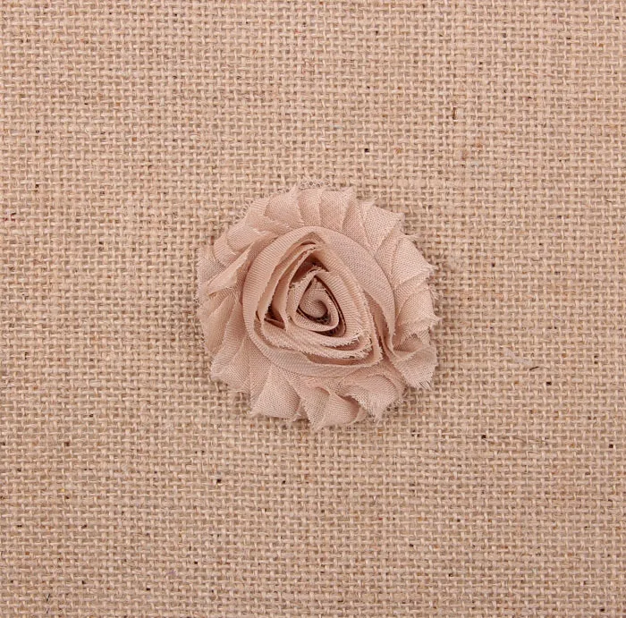 30 шт./лот 15 цветов модные шикарные потертые шифоновые цветы для детских