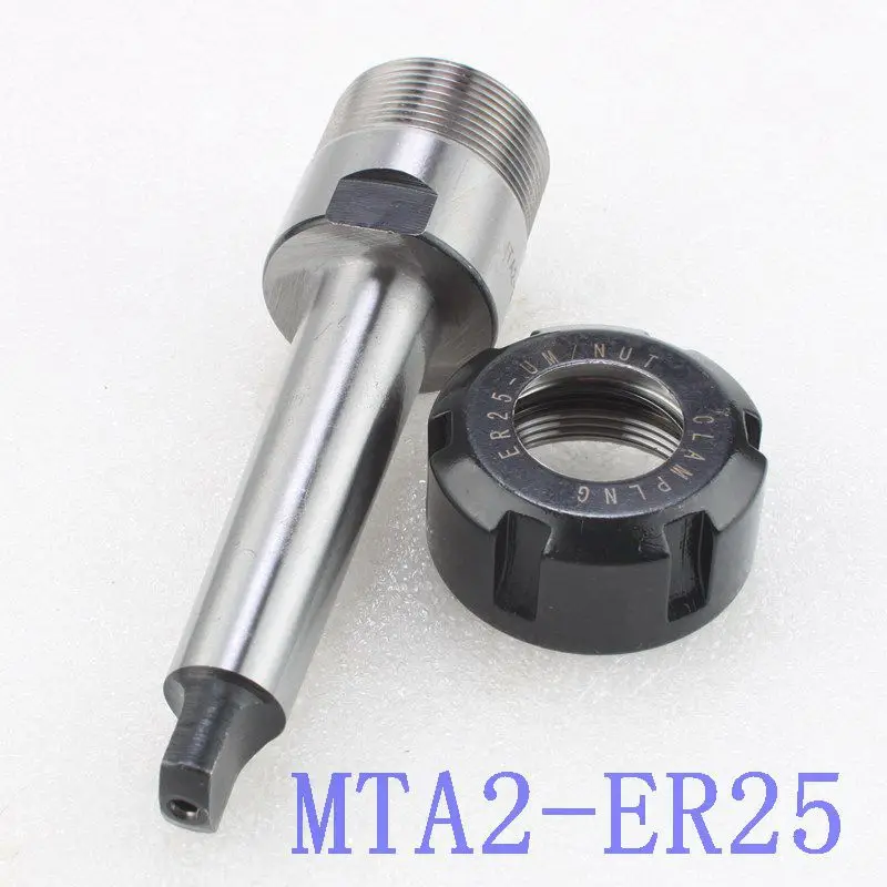 ER25 MT2 MTA2 Morse 2 конусный Хвостовик с плоским хвостовиком Зажимной патрон Держатель
