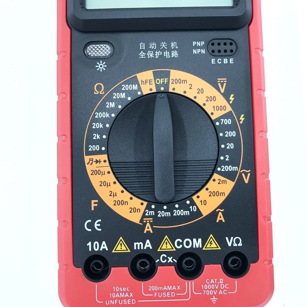 Цифровой мультиметр A9205 AC/DC Амперметр емкостный Вольтметр Ом измеритель