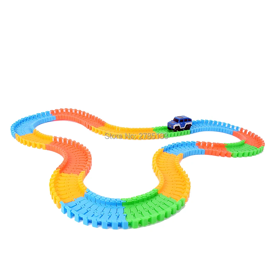 Литье под давлением DIY сборка головоломка транспортные средства Игрушка Горки