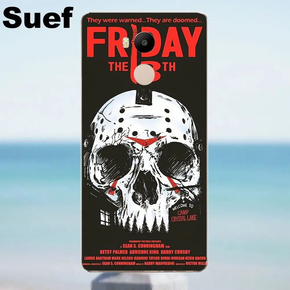 Для Xiaomi Redmi 4 для телефона Suef TPU Live Love 3 3S Pro Mi3 Mi4 Mi4i Mi4C Mi5 Mi5S Mi Max Note 2 Friday 13th Horror Jason |