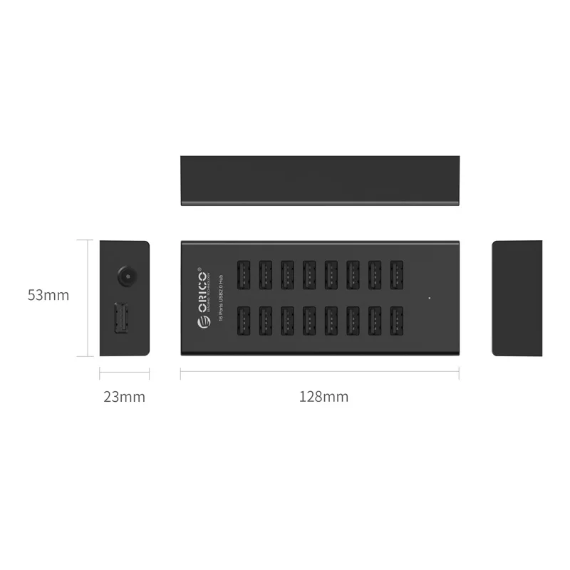 ORICO 16 портов мульти USB 2 0 концентратор высокоскоростной расширитель сплиттер с 12