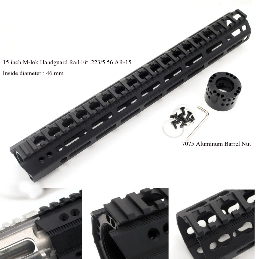 Aplus 7 ''/12''/15 ''дюймовый Сверхлегкий горячий дизайн M-lok поручень