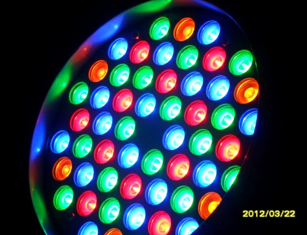 30 шт./лот 54x3W LED Par64 свет RGBW классическая форма DMX512 4/8CH Led Par can 180W сценический par Банки