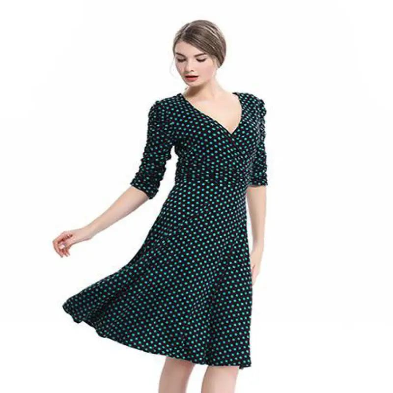 Новинка 2016 весенне-летнее стильное модное платье с глубоким v-образным вырезом