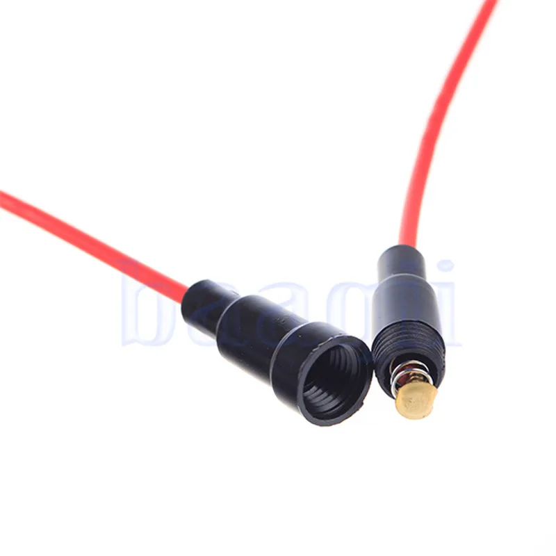 

MLLSE 10 x AGC 5 x 20mm 5x20 Fuse Holder Case In-Line Screw with 22AWG Wire Cable A1394