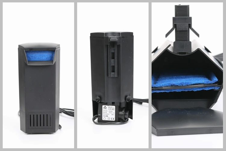 110 В 220 встроенный низководный аквариум для черепахи внешний подвесной фильтр