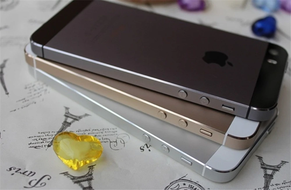 Разблокированный смартфон Apple iPhone 5S 4," 640x1136px двухъядерный 64 Гб ПЗУ IOS gps Bluetooth мобильный телефон