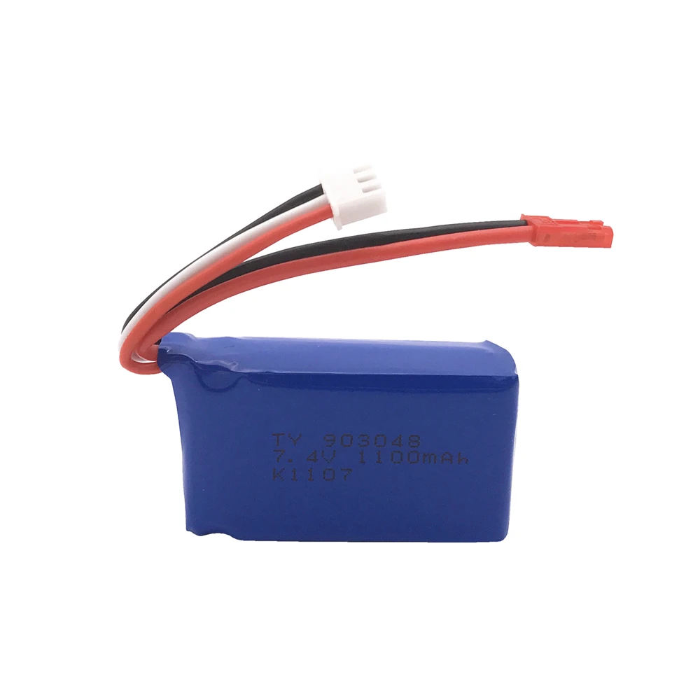 4 шт. 7 в Wltoys A949 A959 A969 A979 K929 литий полимерный аккумулятор 1100 мАч В для a959