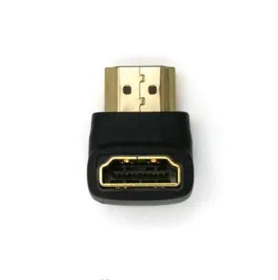 

90 Degree Down Angled HDMI 1.4 Male to Female Extension Adapter Converter