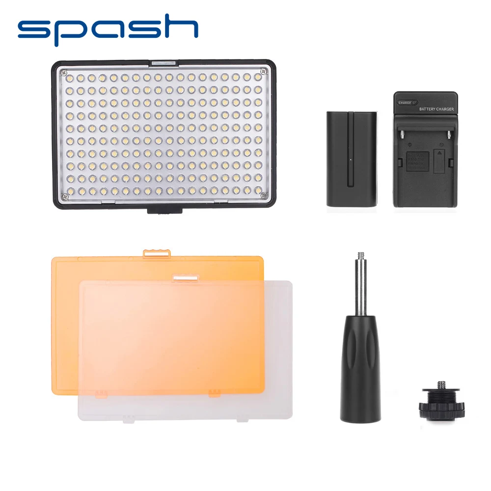 Spash TL 180S профессиональная Светодиодная лампа для видеосъемки с регулируемой