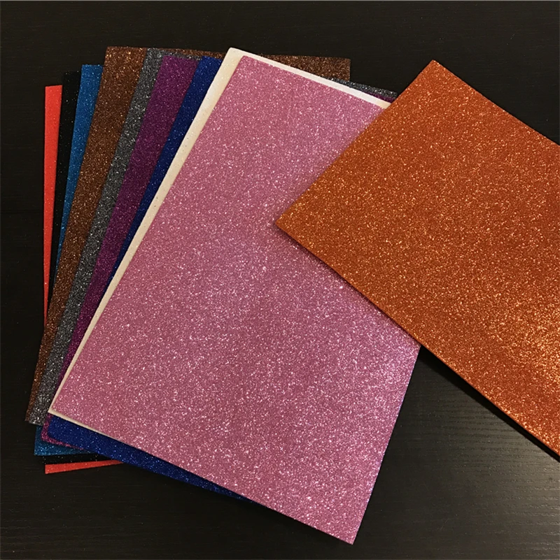 Новый 10 шт./компл. многоцветный спонж блестящая пенная бумага скрапбукинга