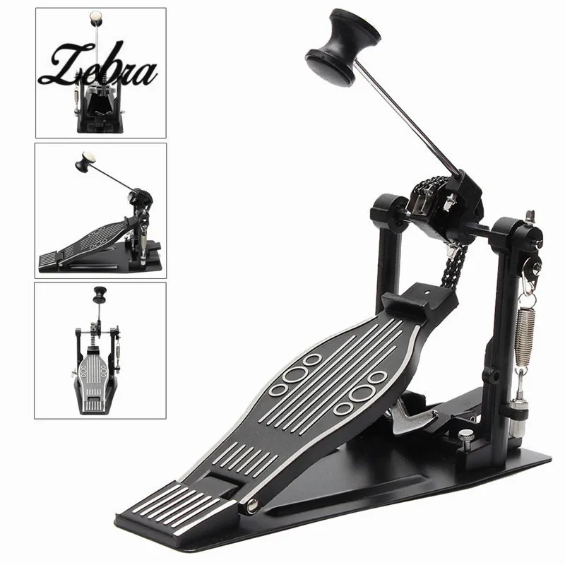 Zebra цинковый сплав цепь барабан держатель крепление бас педаль для ударных