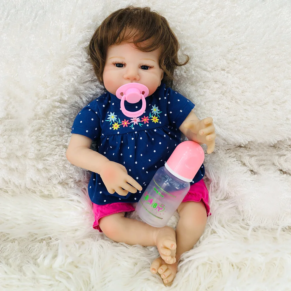 Новое поступление ручной работы Reborn Baby Doll Мягкий силиконовый винил Настоящее