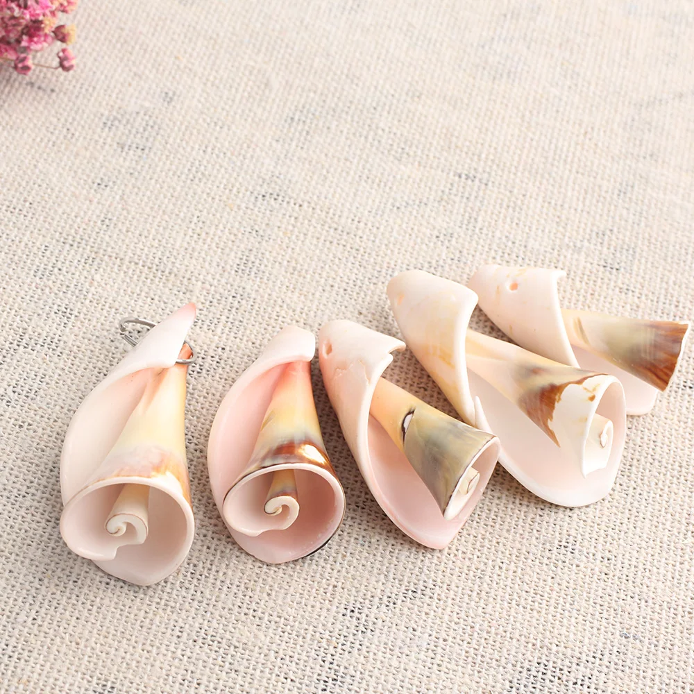FINE4U N188 Boho гарнитур ювелирных украшений из природного Sea Shell Кулон ракушка колье