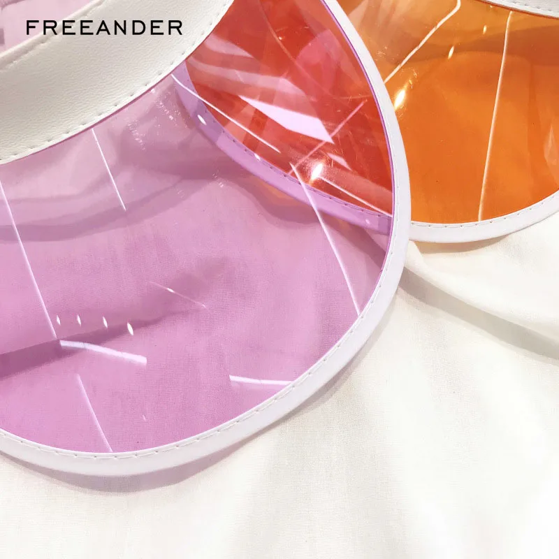 Прозрачная пустая пластиковая Солнцезащитная шляпа Freeander из ПВХ Новое