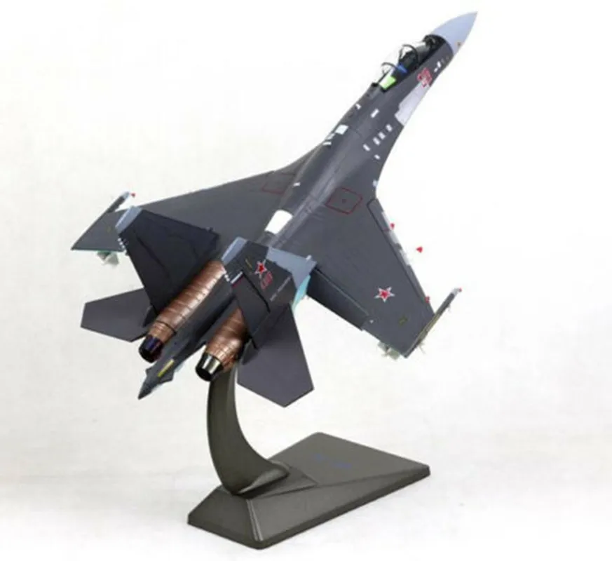 Модель Sukhoi 1/48 металлический корпус Flanker Su35 российский боевой самолет