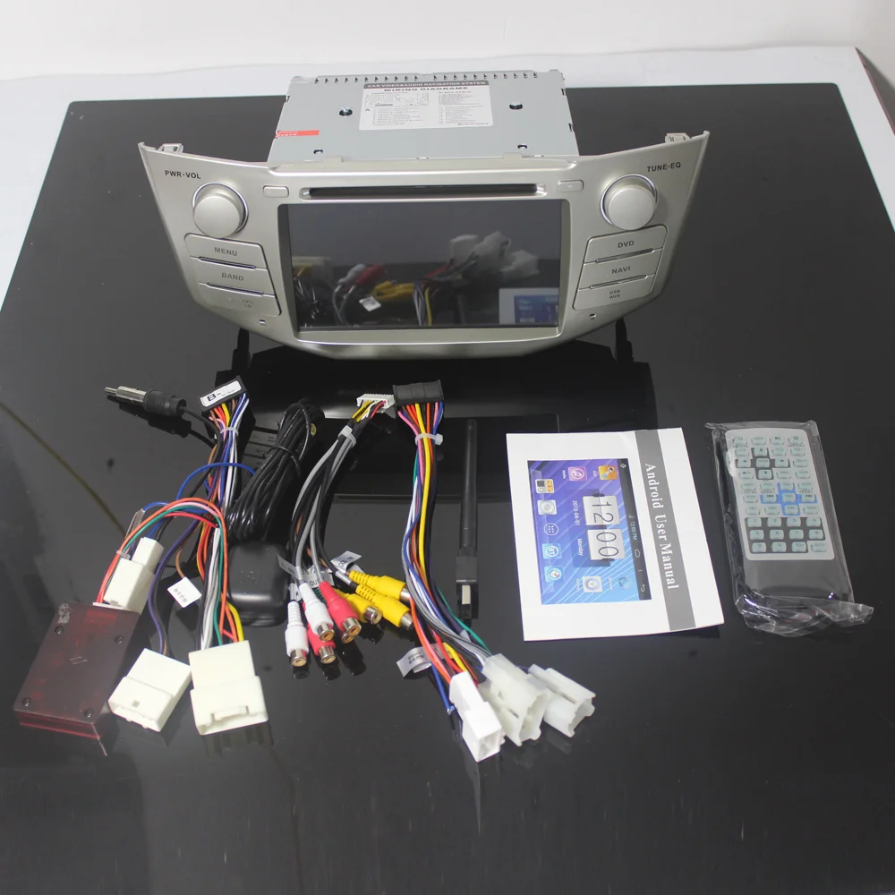 2 DIN dvd плеер автомобиля URE 6.0 Android GPS Радио для Lexus RX300 RX330 7 дюймовый P 1024*600 Dual Core 3G WI FI 1