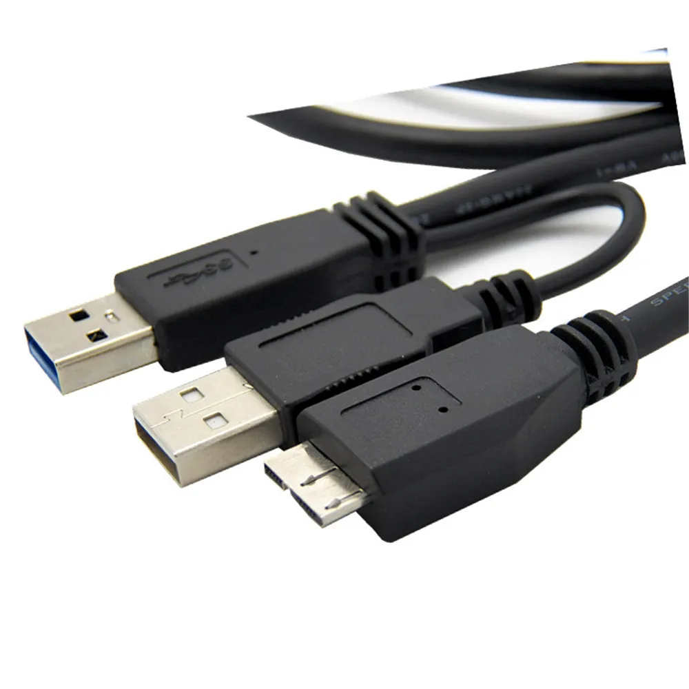 USB 3 0 A Y 2 кабель для передачи данных с разъемом Папа-Micro B мобильного жесткого диска