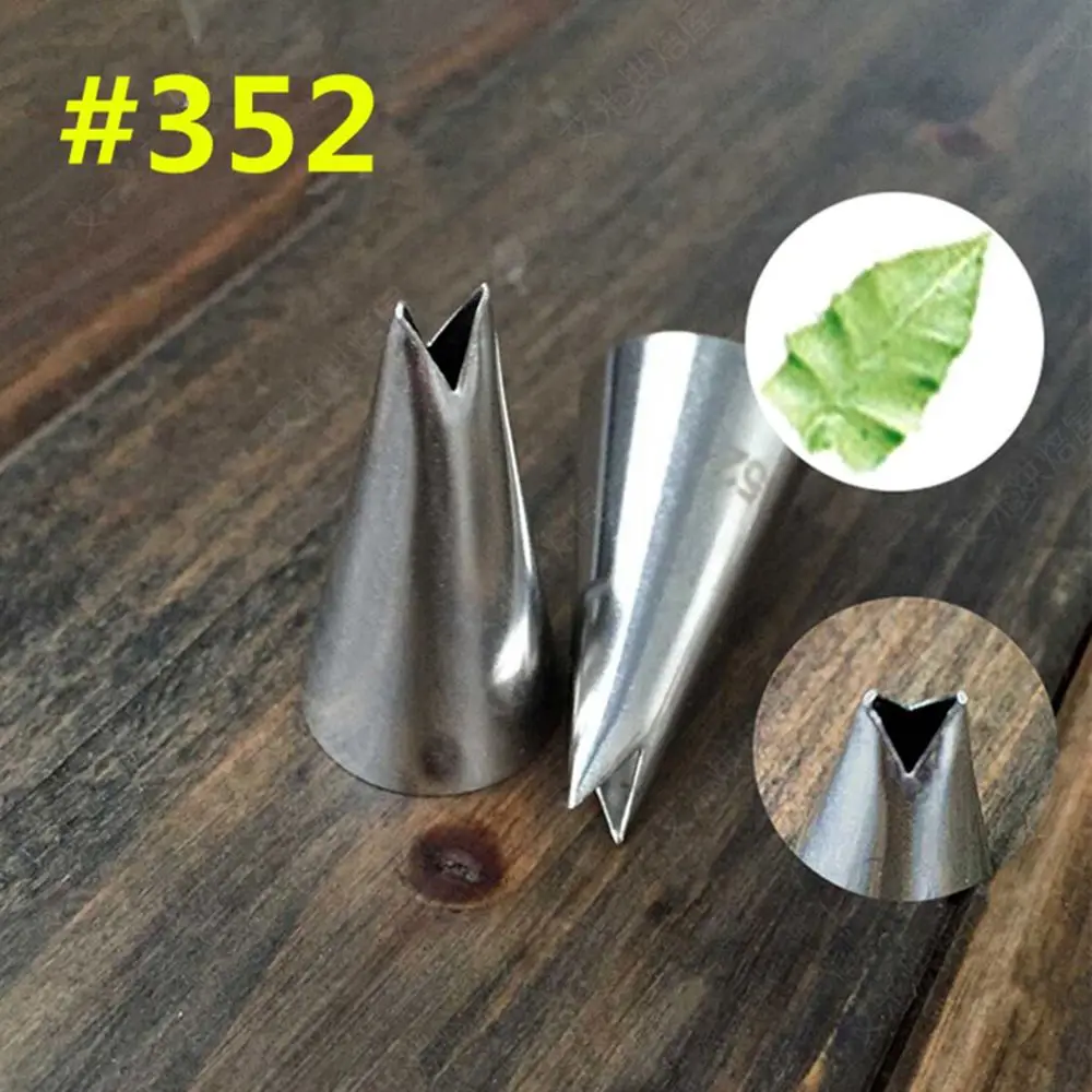 3 шт./компл. #70 #352 #95 Крем Насадки в виде листьев торт украшения Советы глазировки