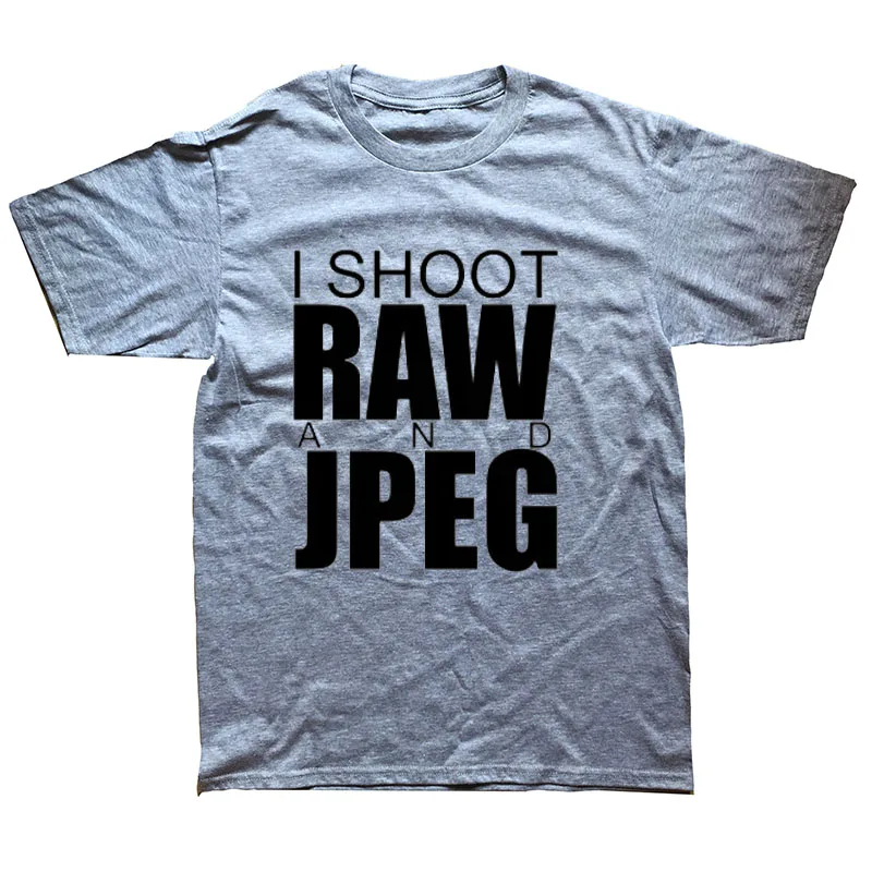 Летние футболки I Shoot Raw, мужские топы, футболка для фотографа, Повседневная хлопковая футболка с короткими рукавами для фотосъемки, футболка