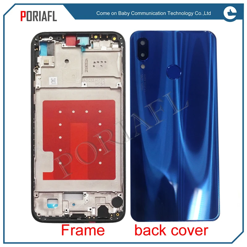 Задняя крышка батарейного отсека с передней рамкой для Huawei P20 lite P20lite|Корпусы и