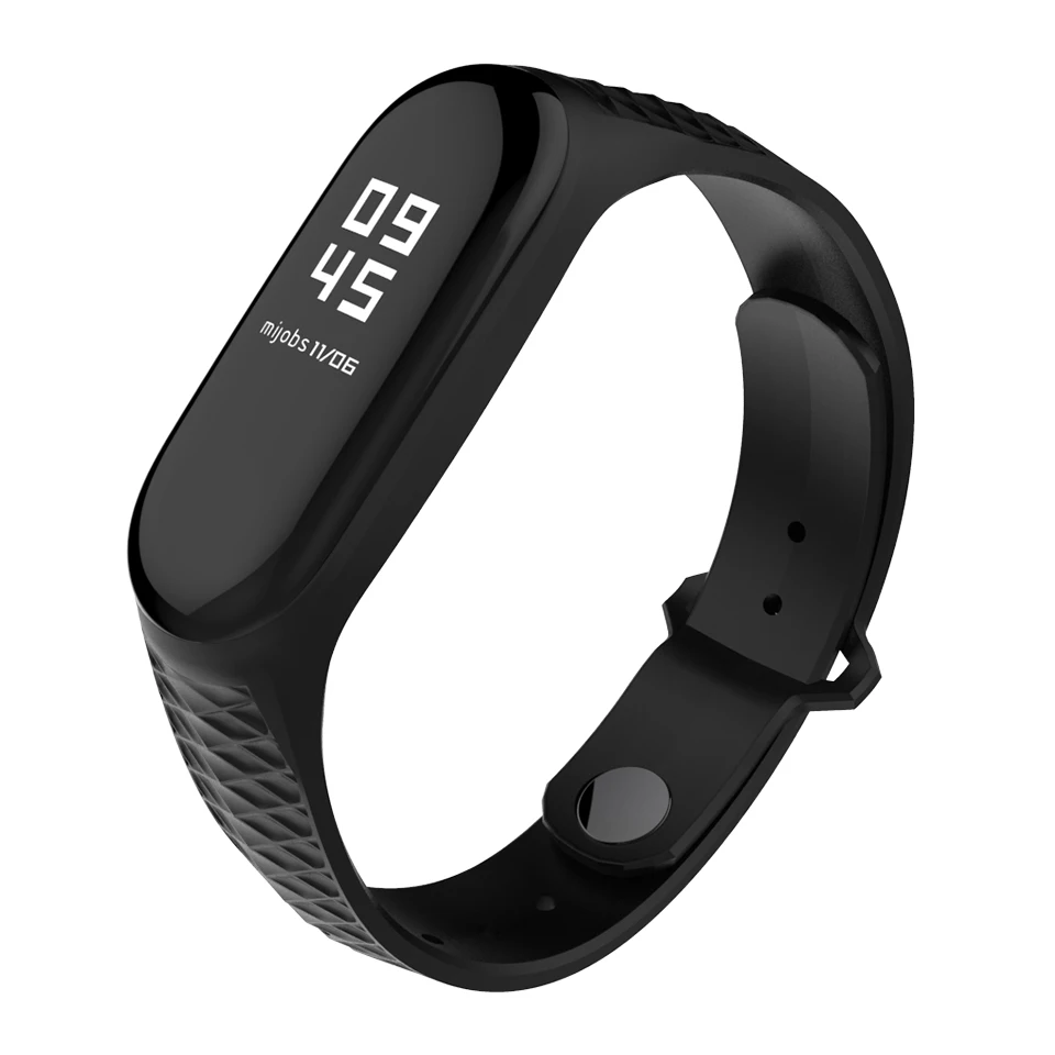 Mi jobs для mi band 4 ремешок силиконовый браслет для Xiao mi 4 3 ремешок умные аксессуары для mi band 4 3 Ремешок Браслет Aurora Sport